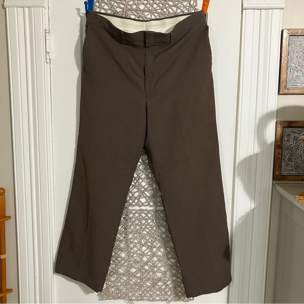 Men’s Haggar Magic Dress Pants 36” by 29” light brown